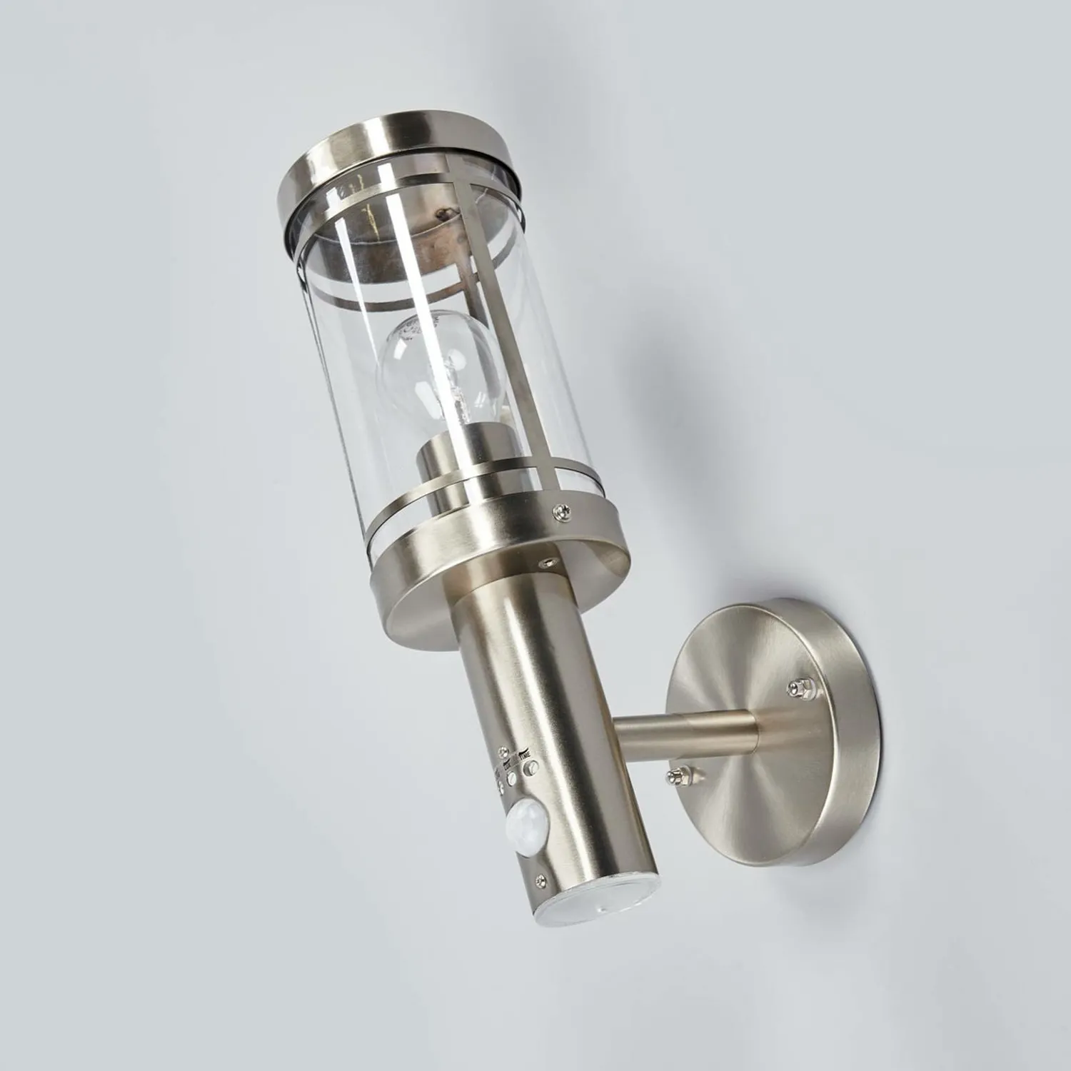 Lindby Außenwandleuchte Djori Außenlampe Lampe Leuchte E27 Edelstahl Mit Sen130 B-Ware