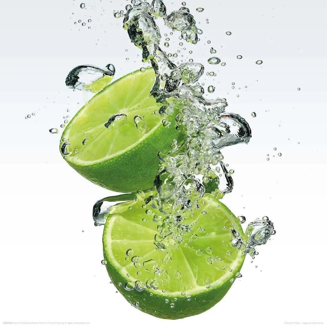 Glasbild LIME SPLASH 105176