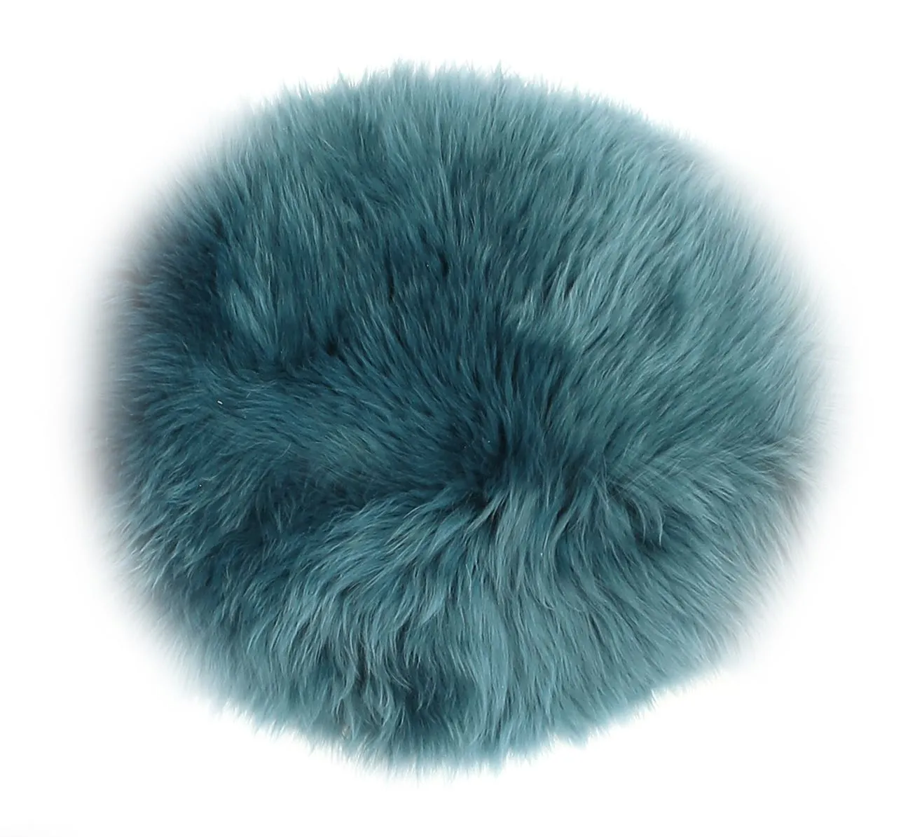 Sitzkissen LAMMFELL blau 135753