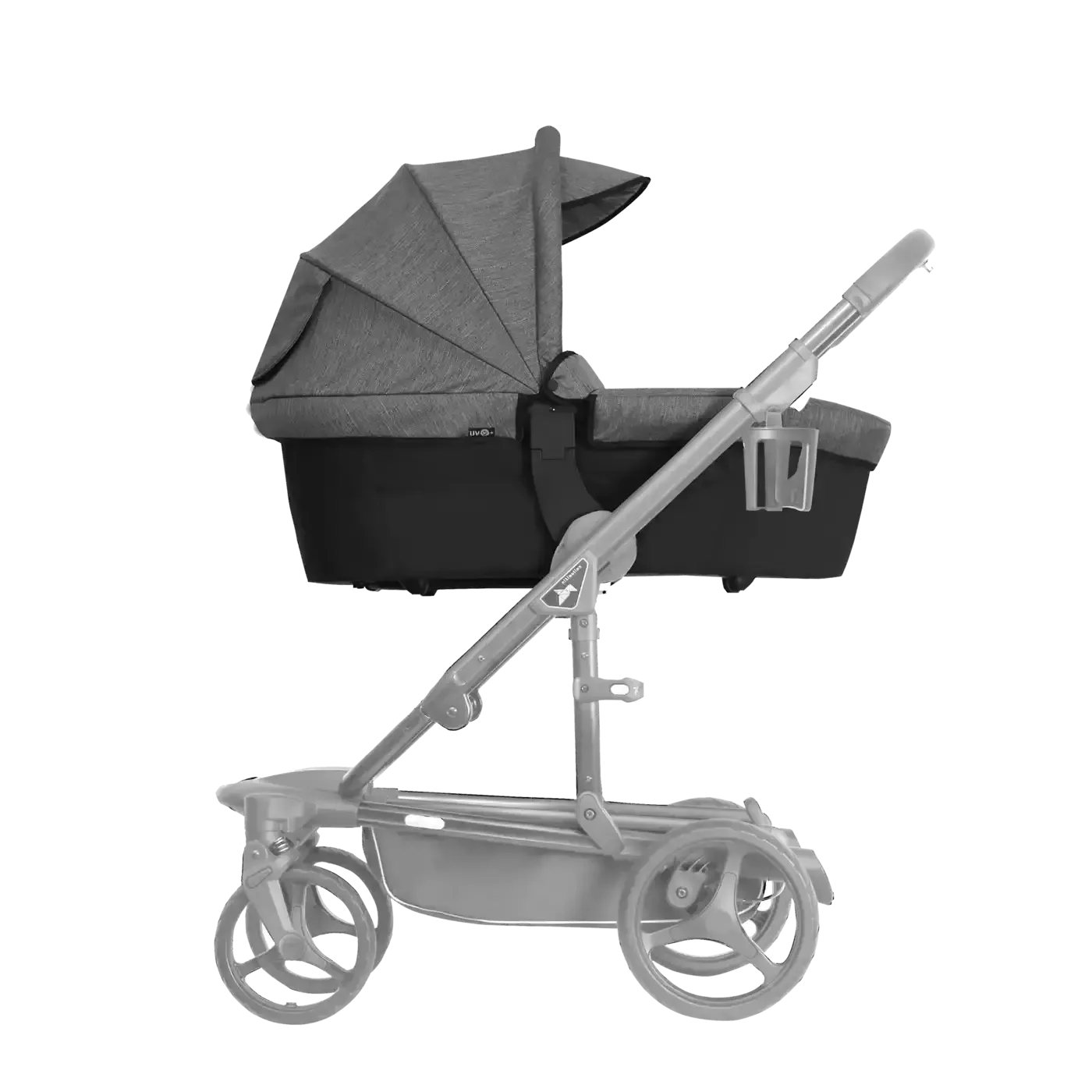 nikimotion Tragenwanne Kinderwagenaufsatz Blade graphite Babywanne Zubehör