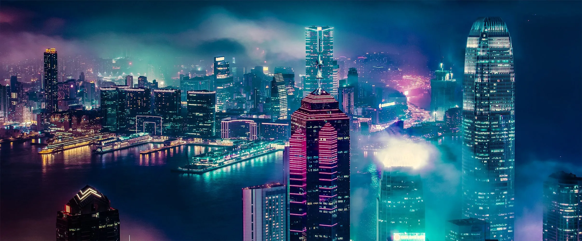 Glasbild VICTORIA PEAK 237427