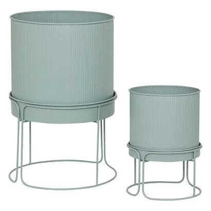 2 Töpfe Aze , Celadon-Grün, D.30 x44,3 cm