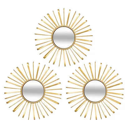 3 Spiegel Warren , Gold, D. 24,5 cm