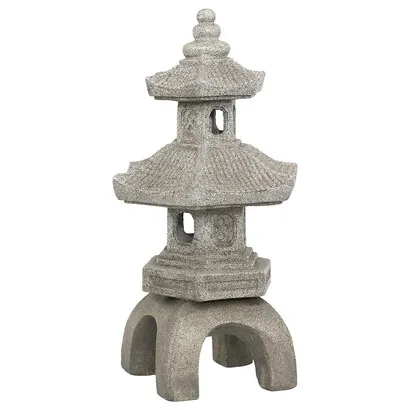 Dekoration für den Außenbereich Pagode Uchi , Grau, H.66,5 cm