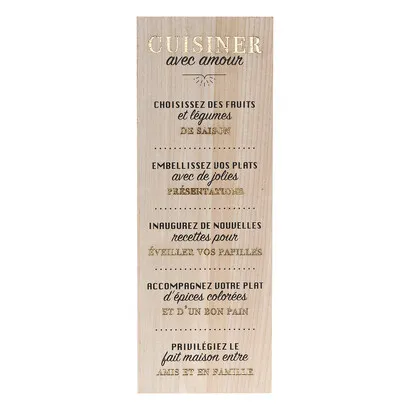 Wanddeko Louison , Holz, 78x28 cm