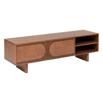 TV-Schrank mit 2 Türen Nanda , Braun, 147x45,5x40 cm