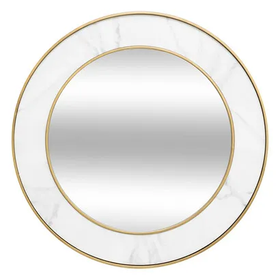 Spiegel Alisha , Weiß, D.74 cm