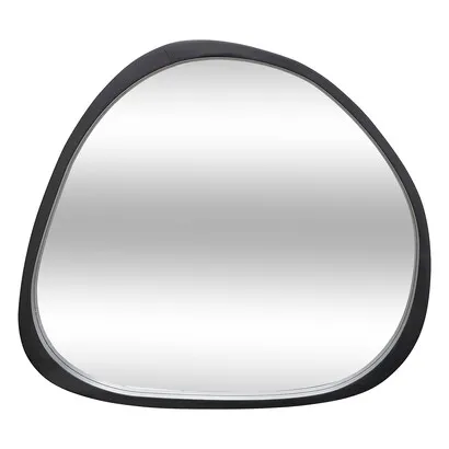 Spiegel Wayne , Schwarz, 63x57 cm