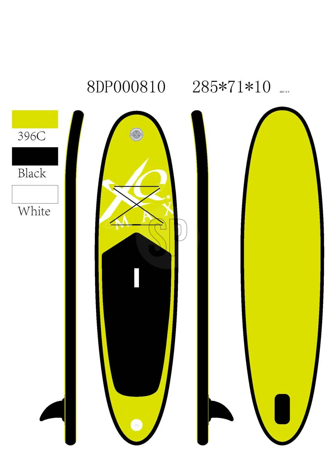 Standup Paddle BOARD grün 472714