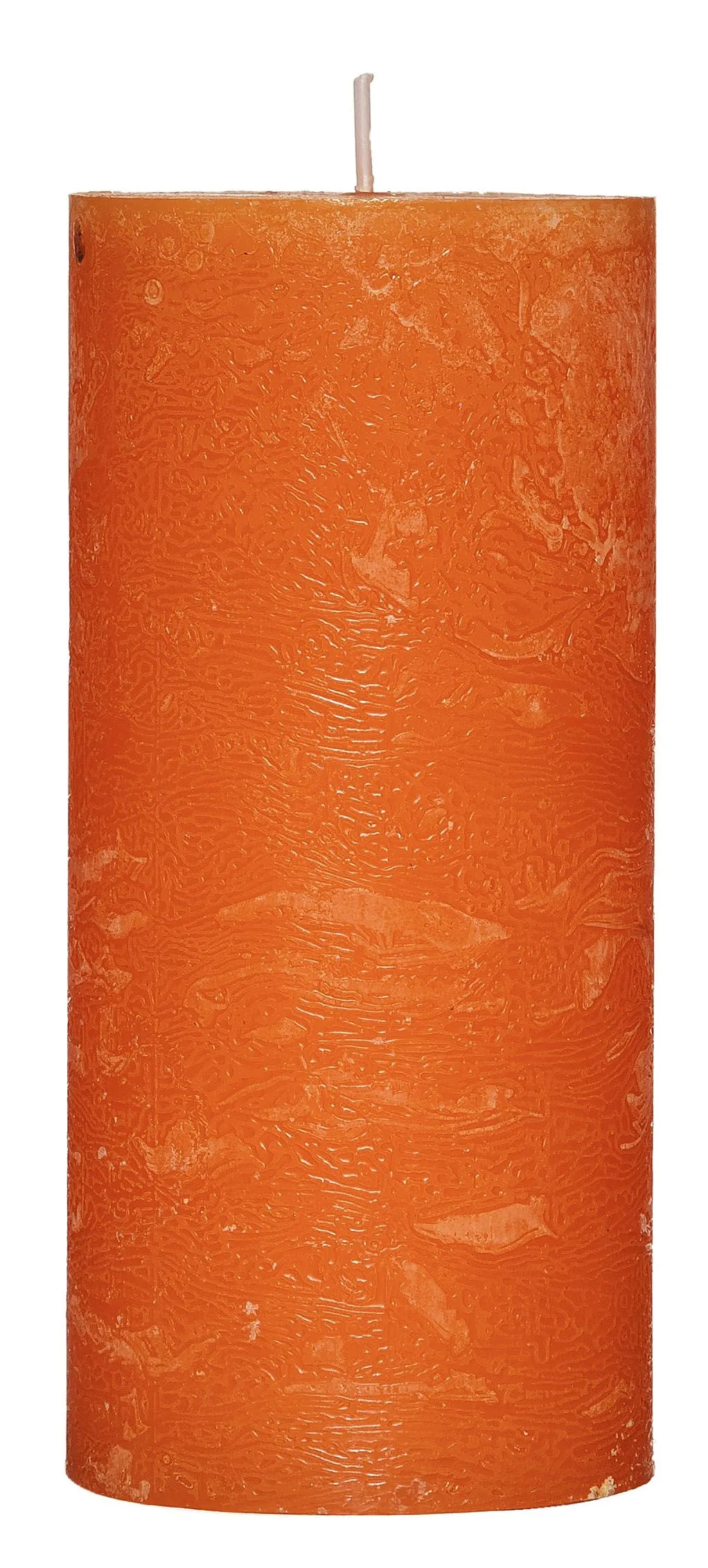 Kerze RUSTIK orange 537954