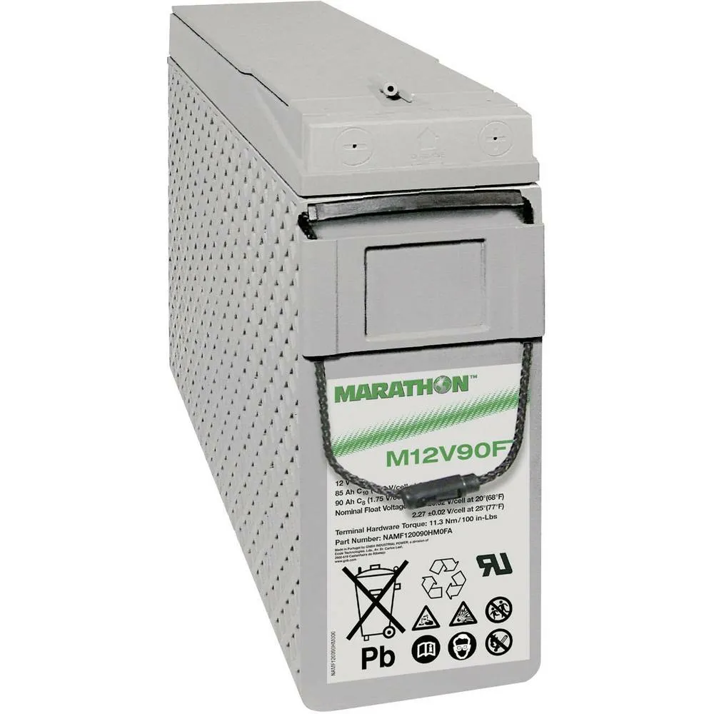 Gnb Marathon Exim12 V90 Ft Namf120090 Hm0 Fb Bleiakku 12 V 86 Ah Blei Vlies Akku B-Ware