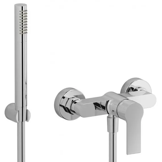 IB RUBINETTERIE WHYNOT? WAND-BRAUSEBATTERIE CHROM