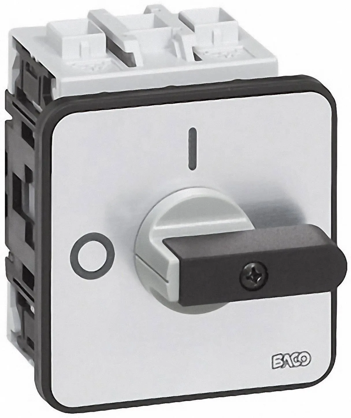 BACO BA174202 Lasttrennschalter 50 A 1 x 90° Grau Schwarz Trennschalter Schalter