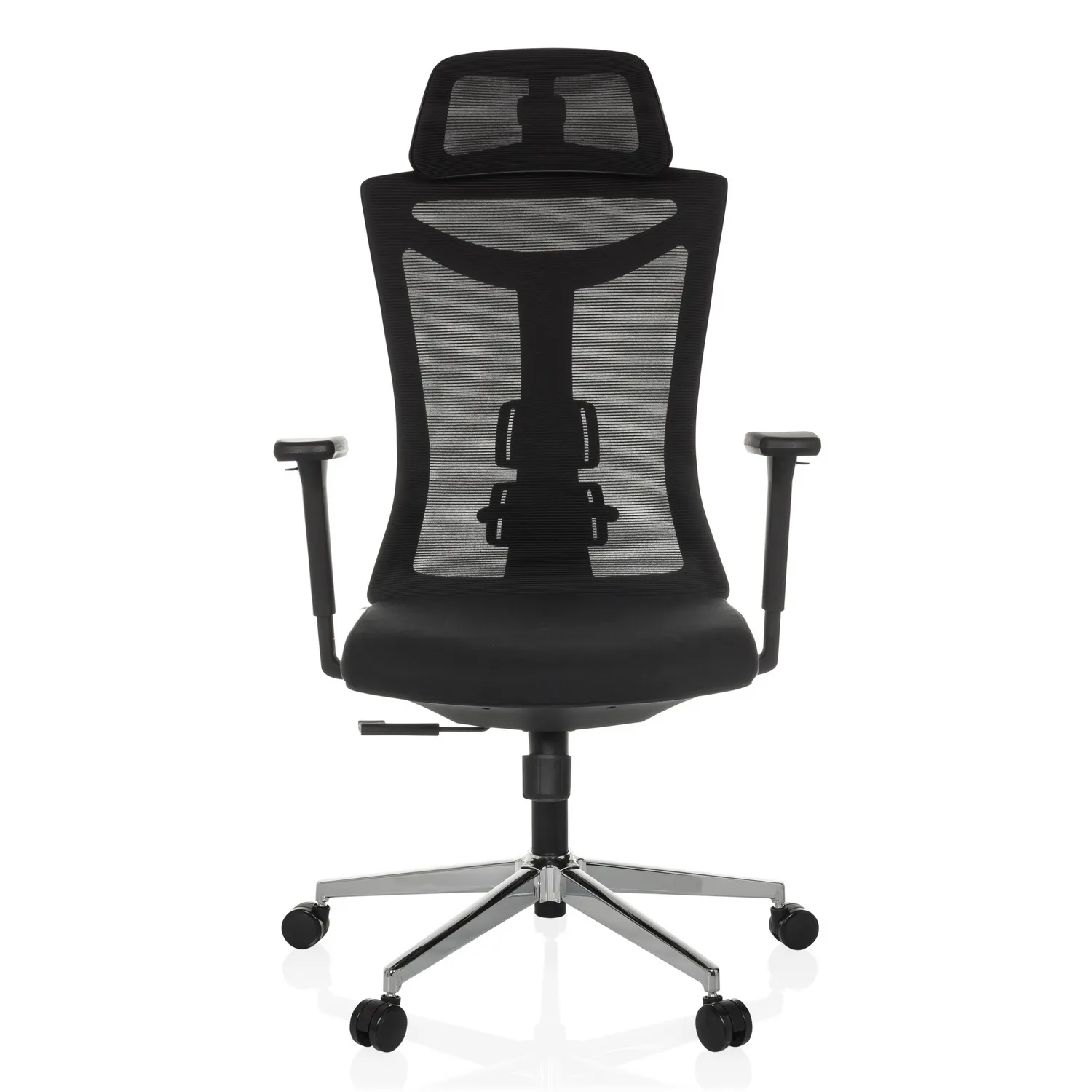 Hjh Office Bürostuhl Drehstuhl Kamiak Rücken Netzstoff Sitz Stoff Schwarz Stuhl B-Ware