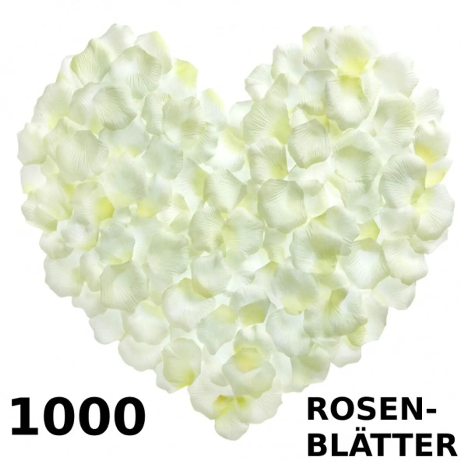 1000 Rosenblätter Rosenblüten Rosen Blütenblätter Liebe Hochzeit Deko weiss