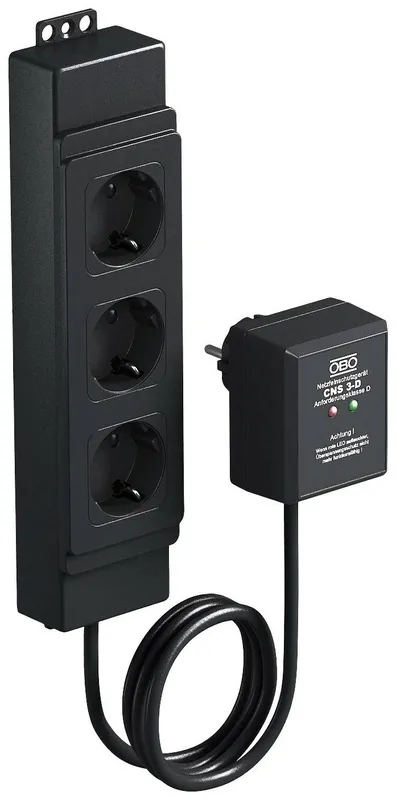 OBO Bettermann 5092701 CNS 3-D-D Überspannungsschutzgerät Steckdose