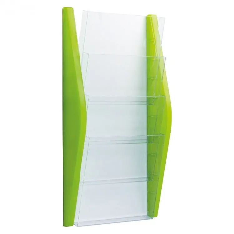 helit Wand - Prospekthalter, 4 x Din A4