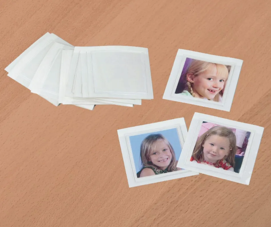 Fototaschen: 25 transparente Kunststofftaschen