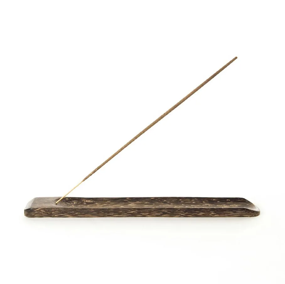 Räucherstäbchenhalter, aus Palmholz, B 30 cm, L 5 cm, H 2 cm