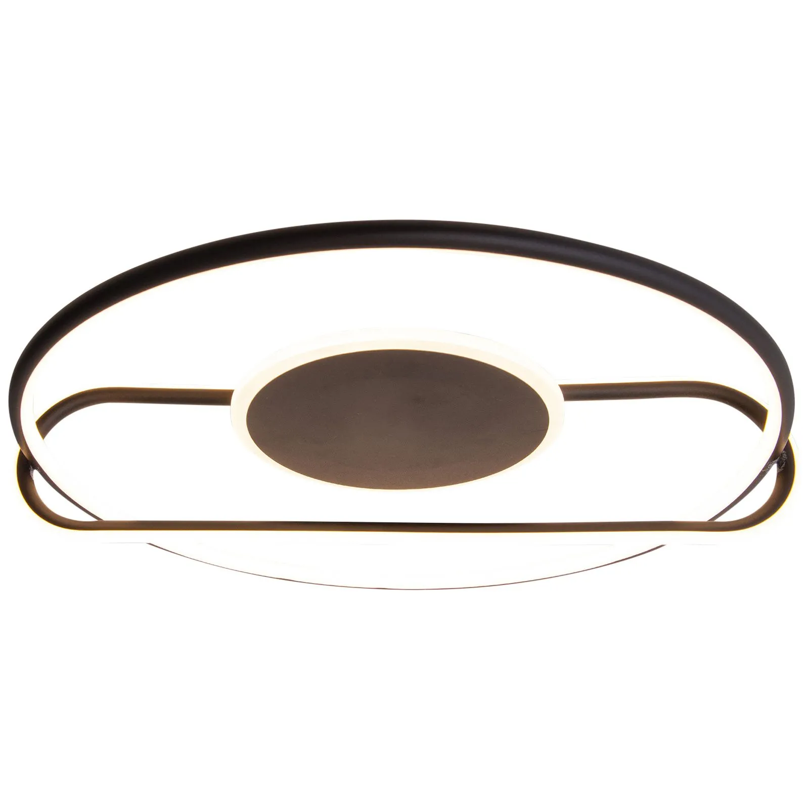Deckenleuchte LED Wohnzimmer Deckenlampe Schlafzimmer Modern schwarz 1384822