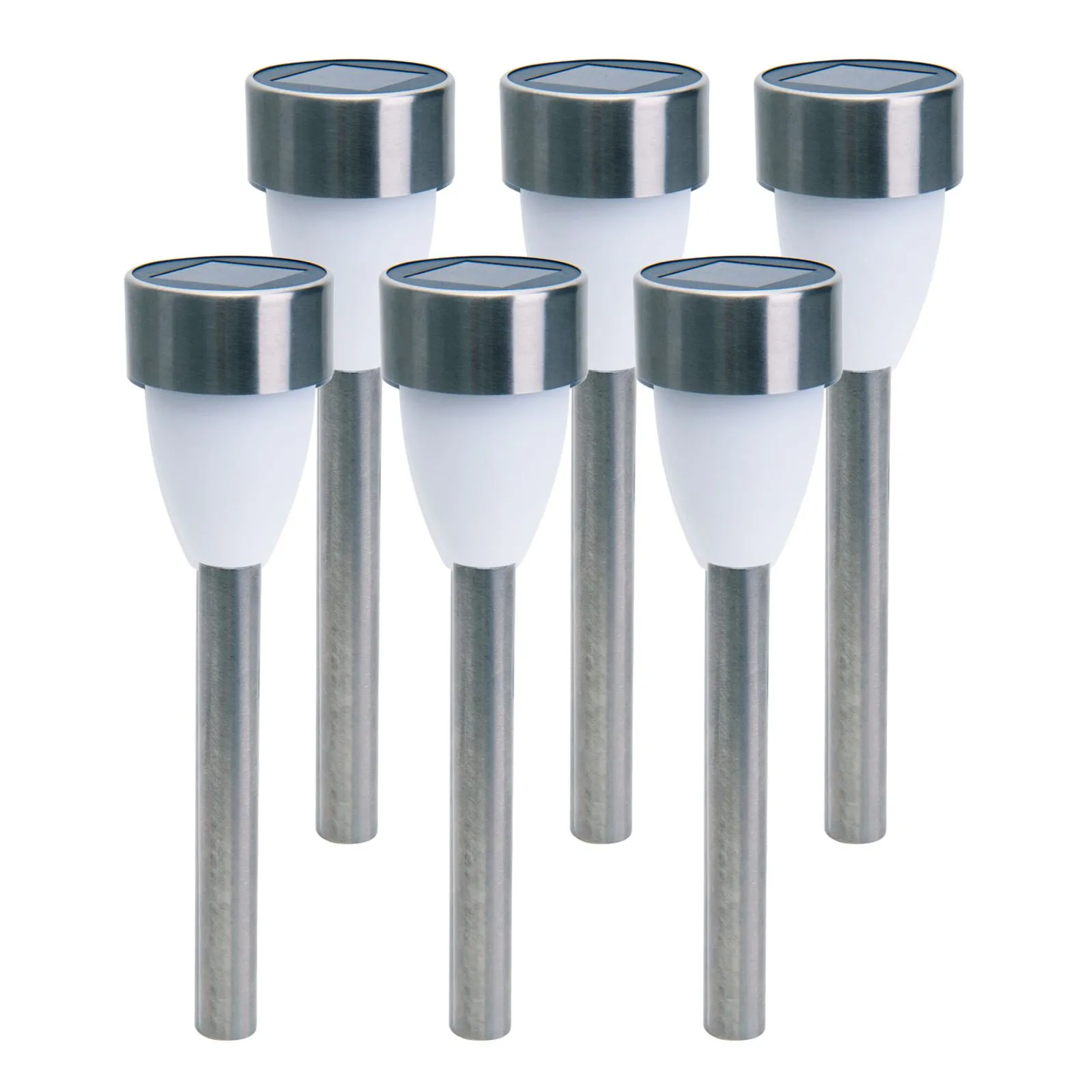 Solarleuchte Garten Erdspieß 6er Set Solarlampe Außen Wegelampe Solar 4135006