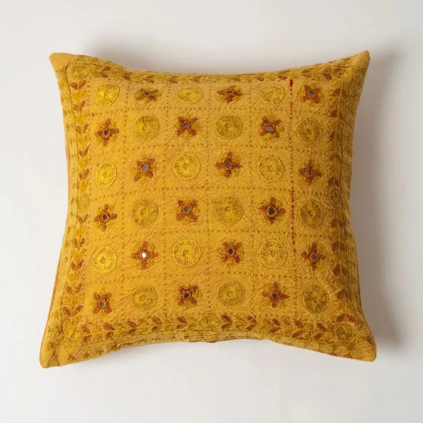 Kissenhülle, gelb, L 40 cm, B 40 cm