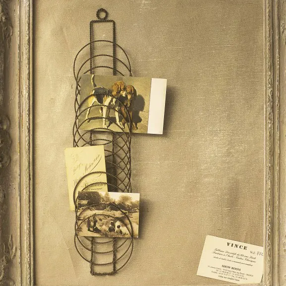 Notizwandhalter, antik-braun, B 10 cm, H 43 cm