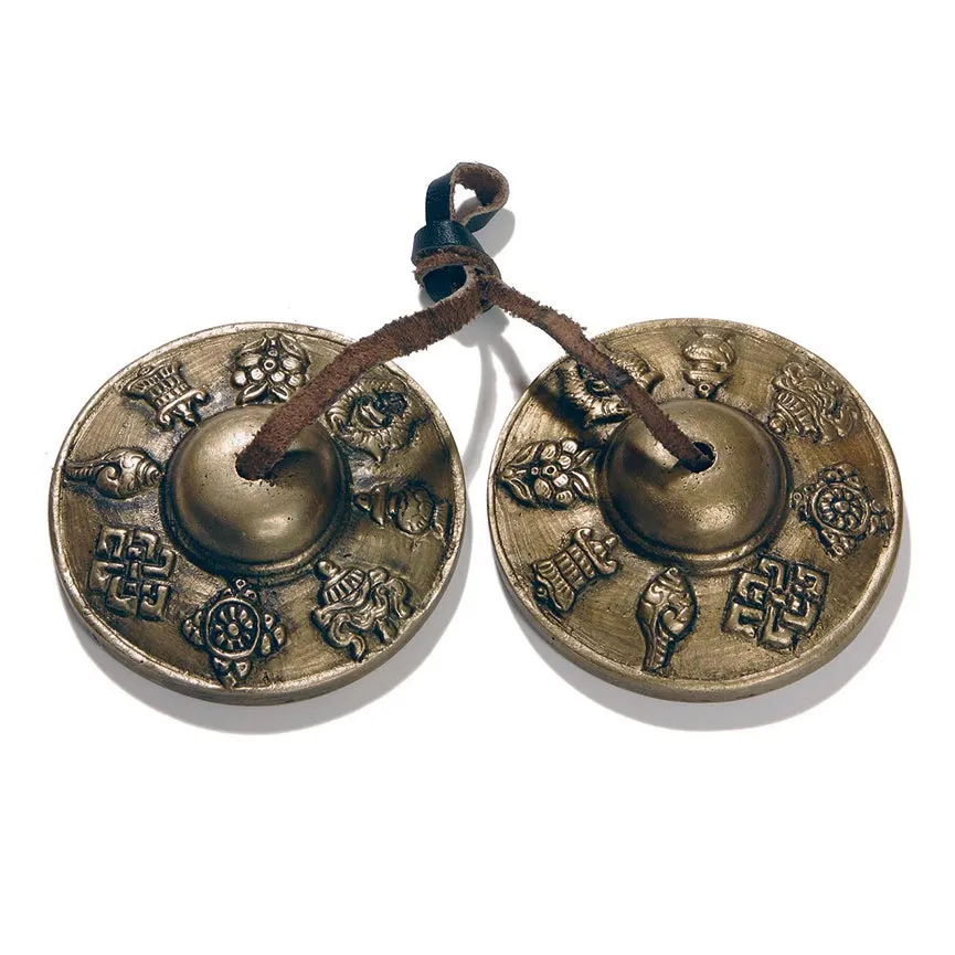 Zimbeln aus Bronze, Ø je 6,5 cm