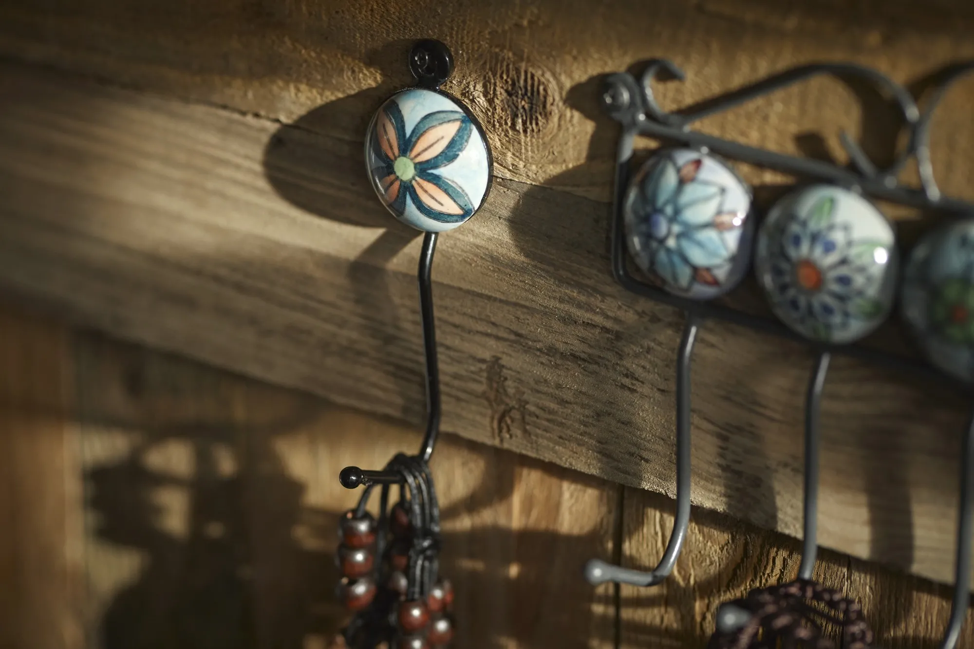 Wandhaken, multicolor, L 5 cm, B 5 cm, H 13 cm