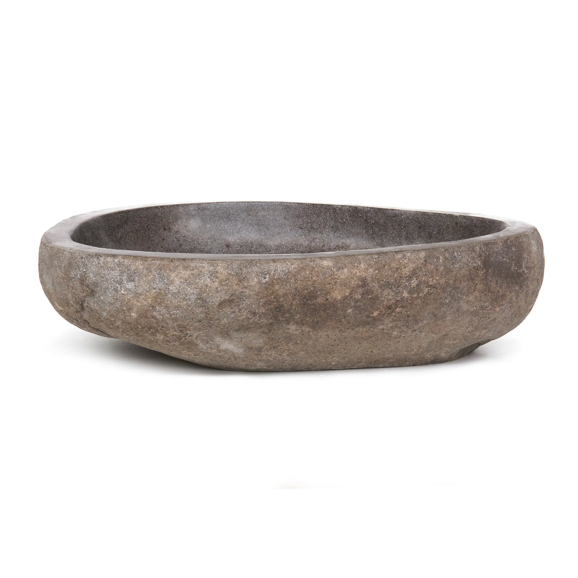 Natursteinwaschbecken, natur, Ø min. 40 cm - max. 60 cm, H min. 15 cm