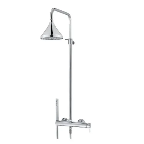 BUGNATESE ORION AUSSENBRAUSEBATTERIE MIT SÄULE UND 3/4 VERCHROMTEM ANSCHLUSS