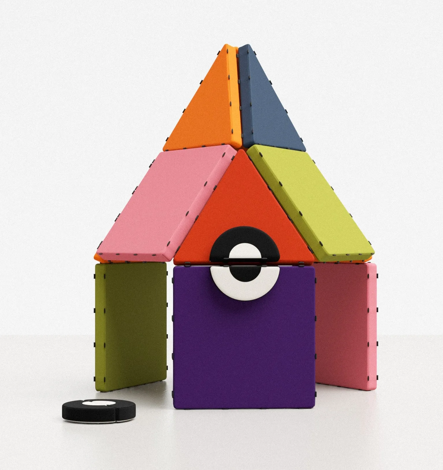 Tukluk Set aus 16 Tukluks “Rainbow” Pro, magnetische Spielmatten