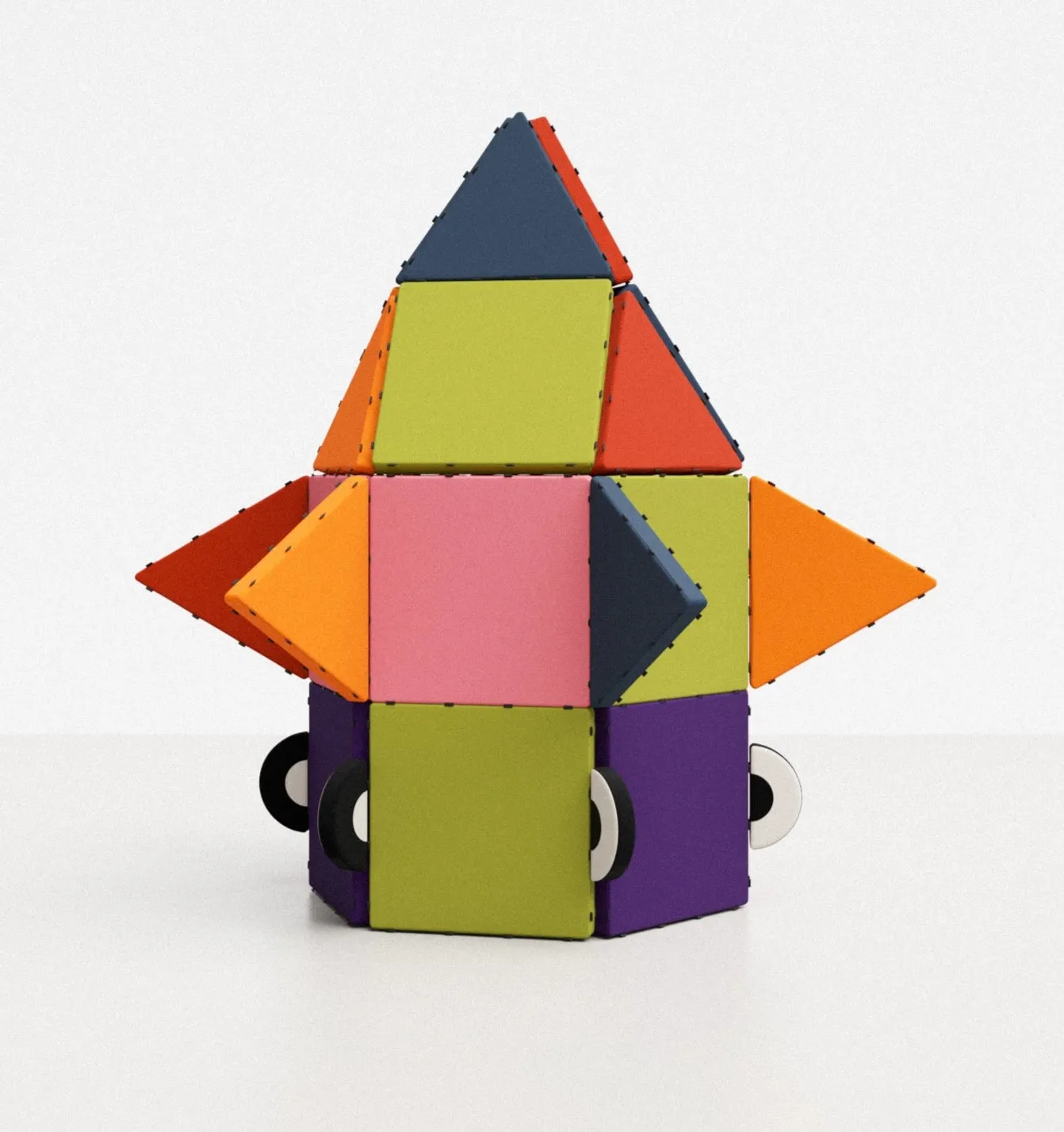 Tukluk Set aus 40 Tukluks “Rainbow” Pro, magnetische Spielmatten