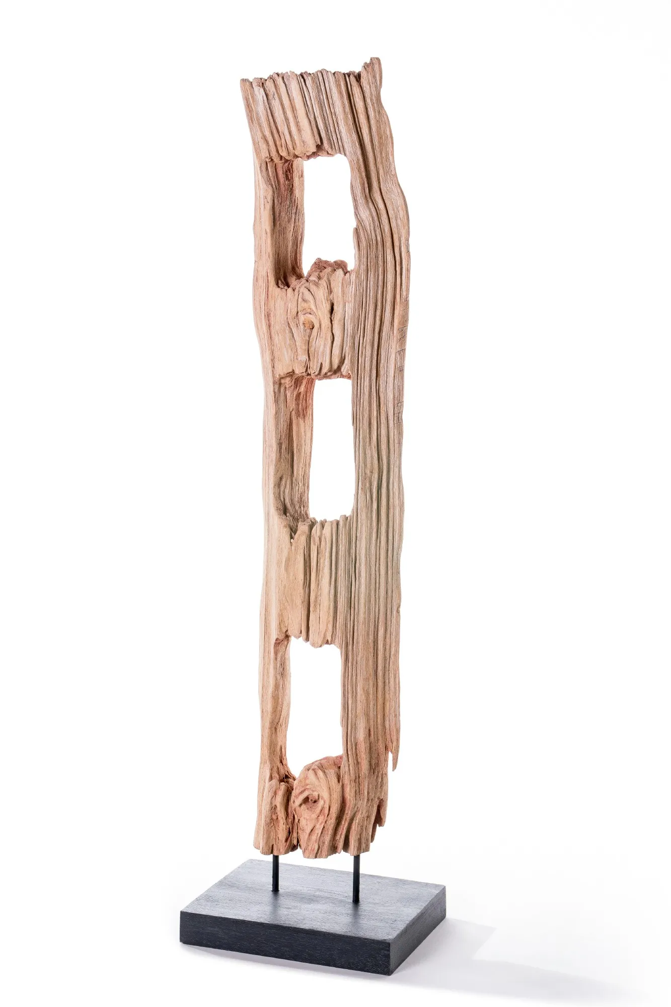 Ständerwerk auf Sockel, natur, H bis zu 100 cm, T 20 cm, B 25 cm