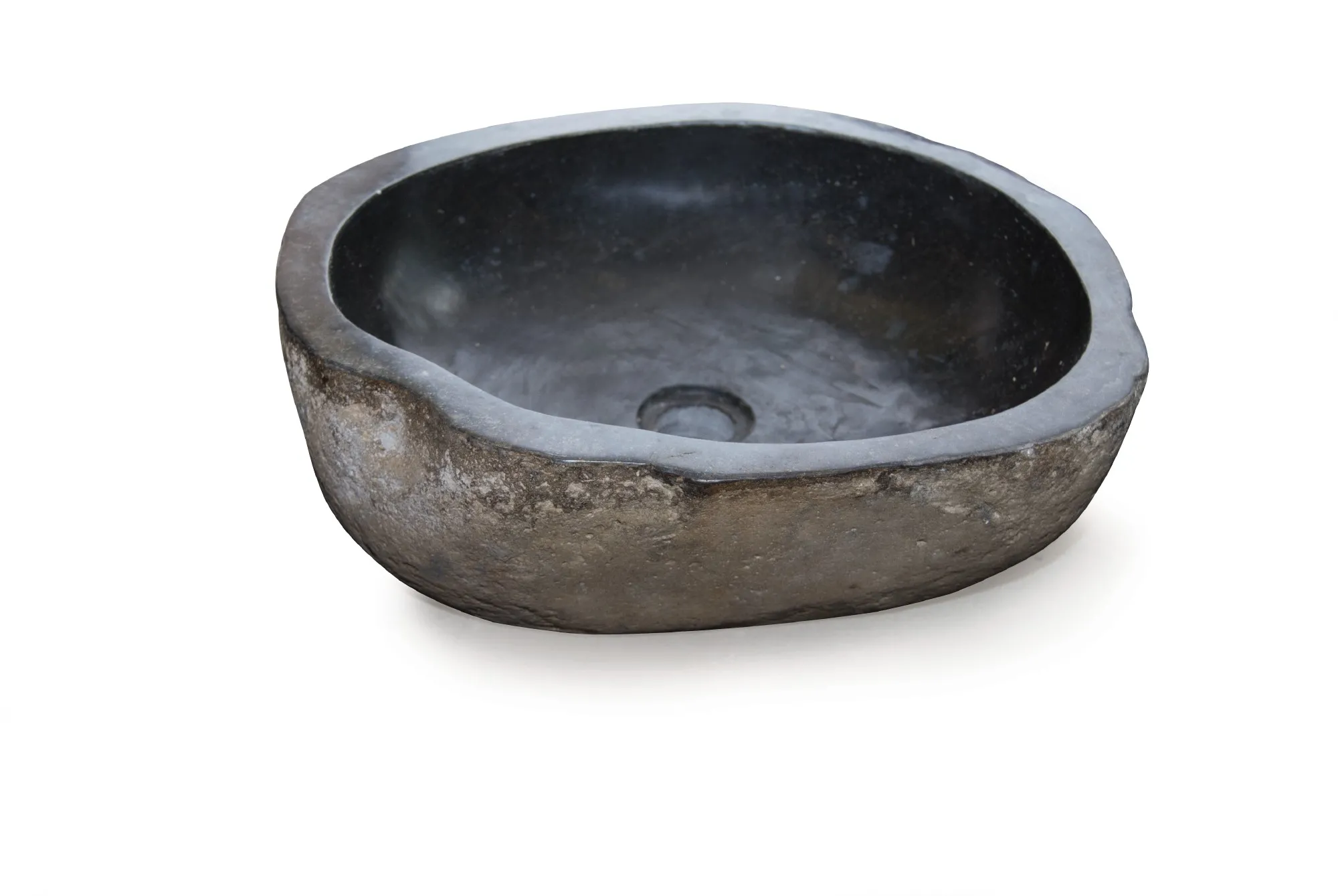 Natursteinwaschbecken, Ø ca. 40 cm