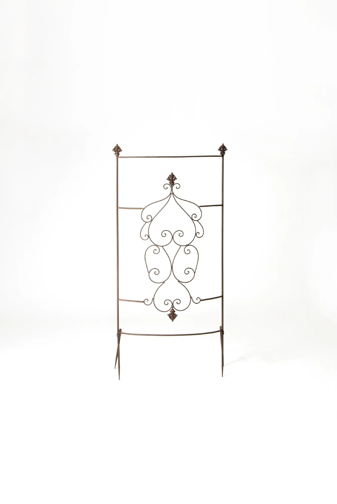 Rankgitter "Petit Coeur", schwarz, H 130 cm, B 60 cm