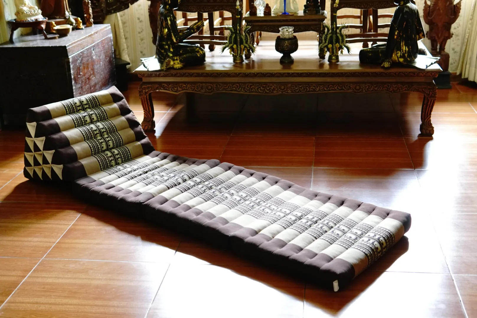 Triangelmatratze, braun, T 170 cm, B 50 cm, H ca. 5 cm