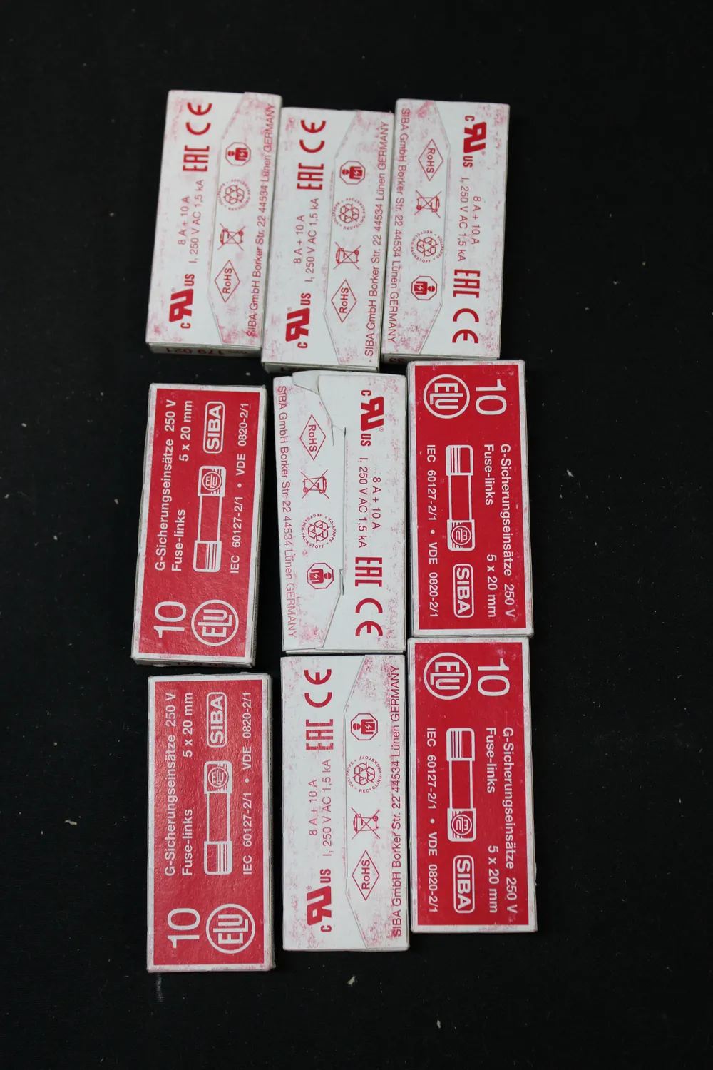 Weidmüller RS-FUSE 5X20 10A250V F 10 St. Feinsicherung 9 STÜCK