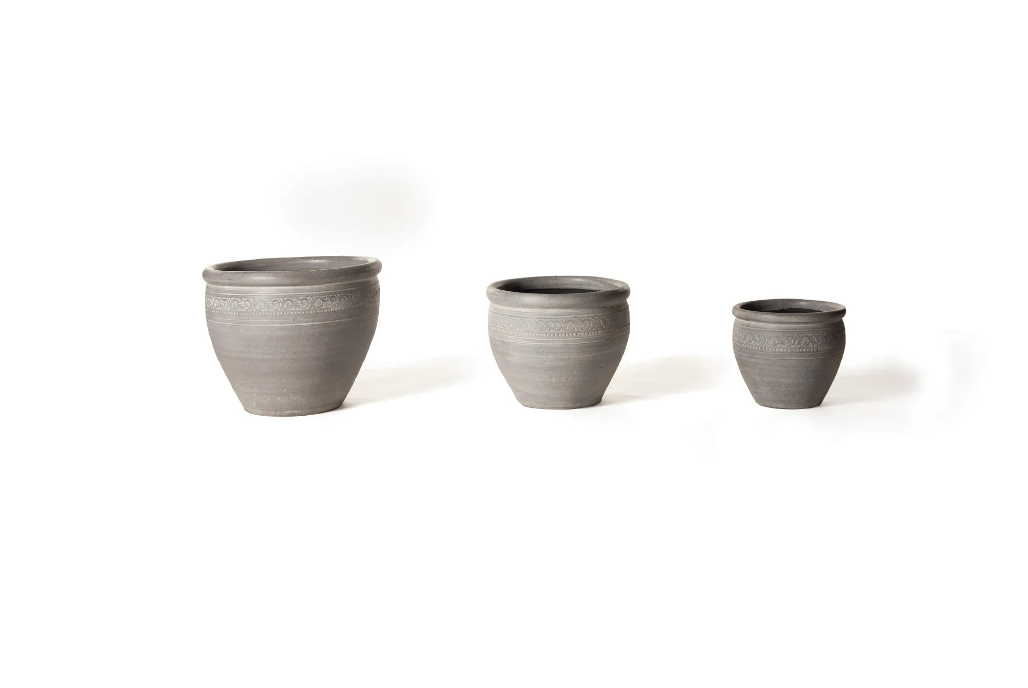 Übertopf M, grau, Ø 30 cm, H 25 cm