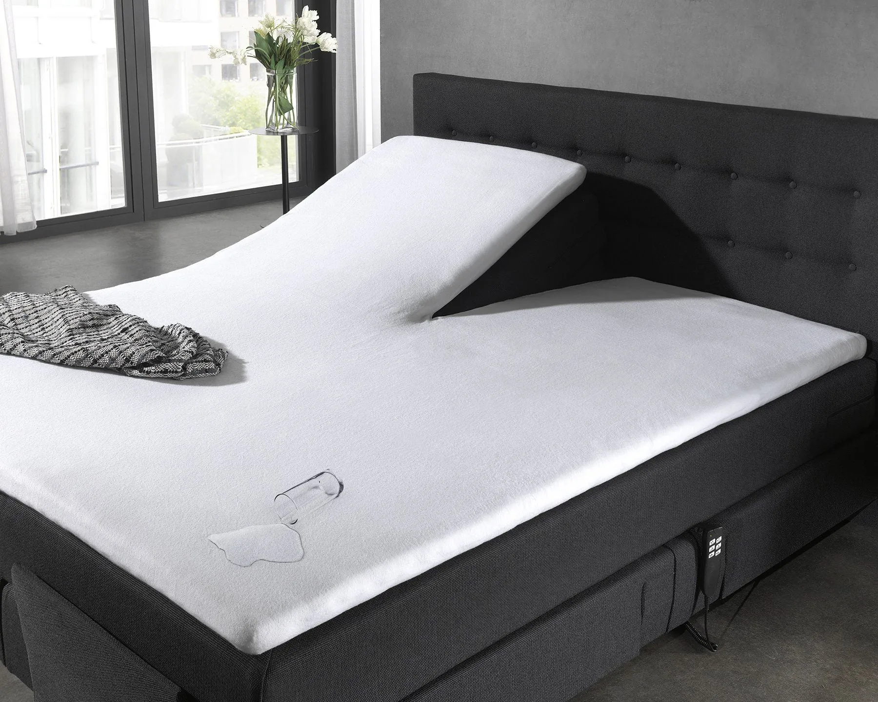 Inkontinenz SplittTopper-Spannbettlaken - Wasserdicht