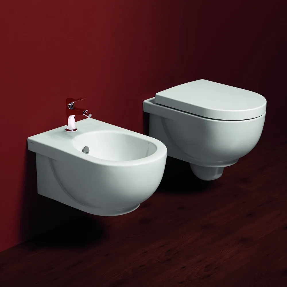 SET SANITÄRANLAGEN SIMAS E-LINE WC MIT WC SITZ UND BIDET