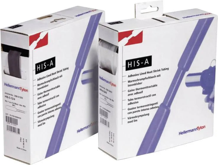 HellermannTyton 308-10303 Spender-Box Schrumpfschlauch mit Kleber