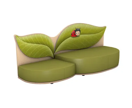 Betzold Kinder-Akustiksofa Blatt mit zwei Ebenen