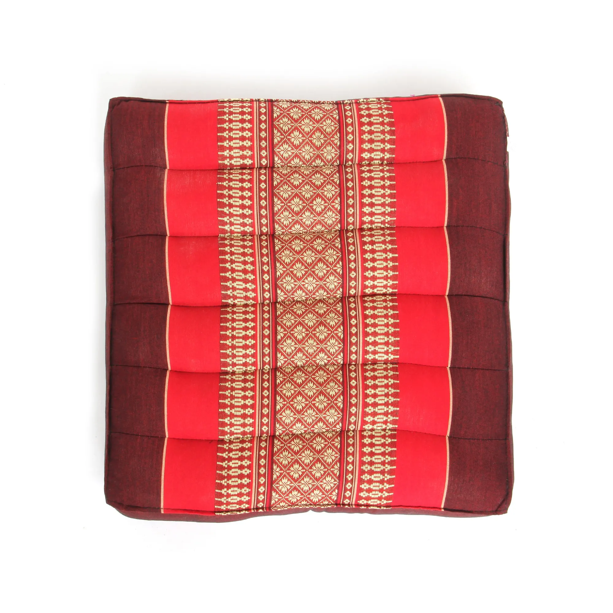 Kapok-Kissen, rot, B 50 cm, L 50 cm, H 5 cm