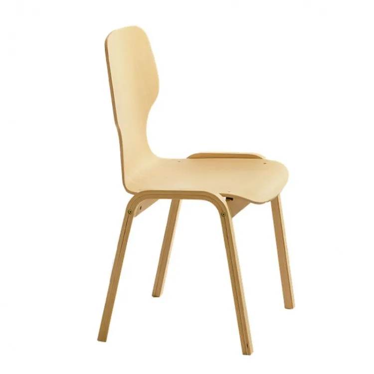 Conen Holzstuhl "Carlo" mit Sitzschale