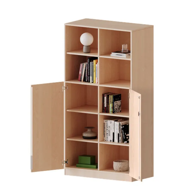 Conen Schrank ,Türen unten (3 OH), abschließbar, oben 2 offene Fächer, 120 cm Breite