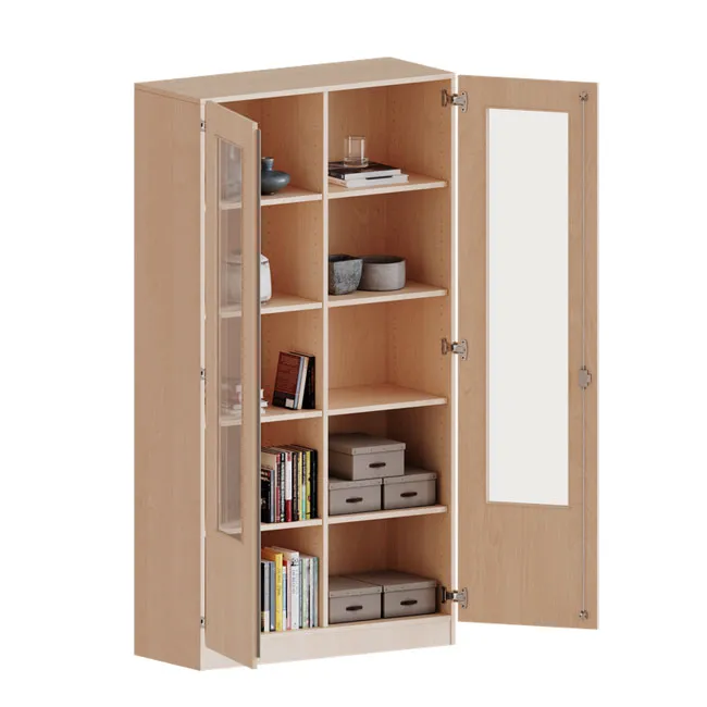 Conen Schrank mit verglasten Türen, 5 Ordnerhöhen, abschließbar - Serie EVO180