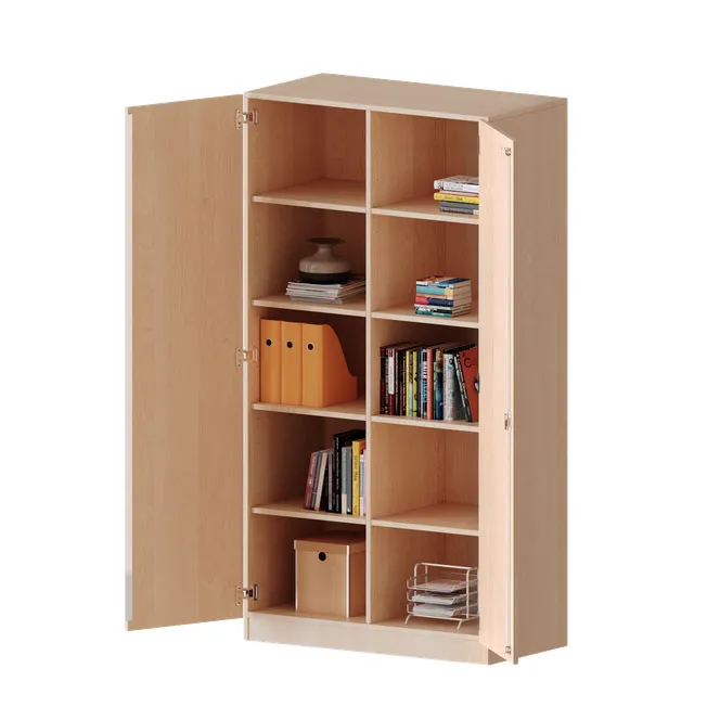 Conen Schrank, 5 Ordnerhöhen, abschließbar, mit Mittelwand - Serie EVO180