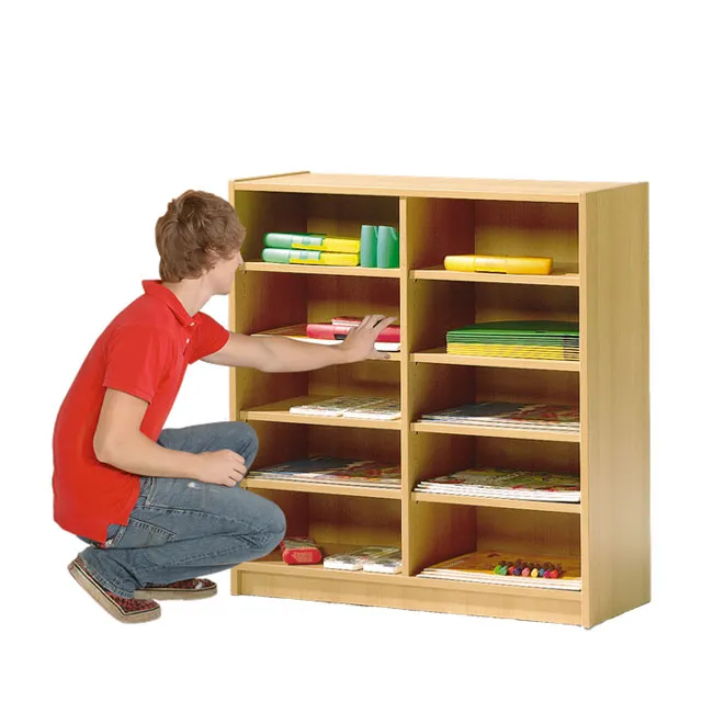 Conen Klassenzimmerregal 3 mit 15 Fächern in Dekor Buche