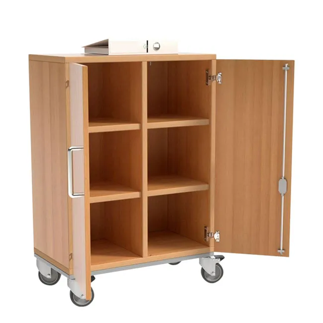 Conen Schrank mit 6 Fächern, fahrbar und abschließbar